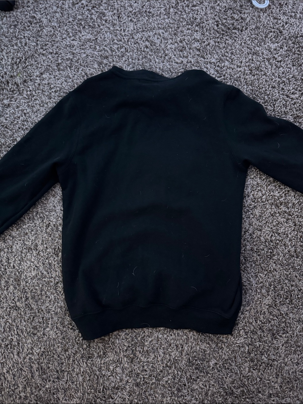 True Religion Black Hoodie with Orange Logo Script - Picture 3 of 3